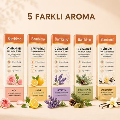 Bambimo® - C Vitaminli Su Arıtıcı Duş Filtresi